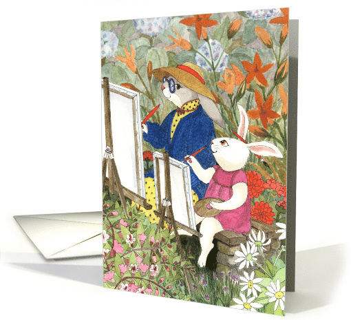 Mother's Day Mother Hare card (101276)