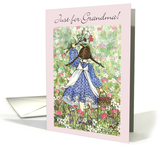 Mother's Day for Grandma, Flower Fields card (389555)
