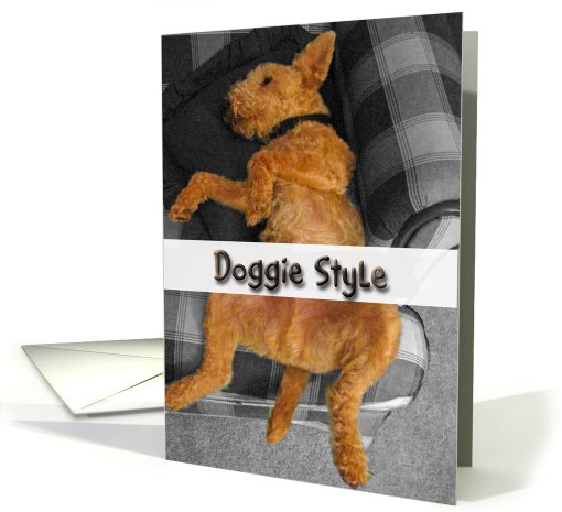 Humor, Doggie Style card (821876)