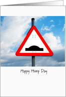 Hump Day Road Sign card