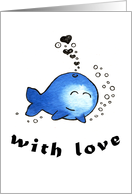 whale’s love card