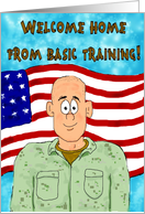 Welcome Home Congratulations Basic Training Paper Card