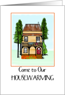 New home Housewarming Invitation card