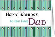 dad birthday stripes and studs card