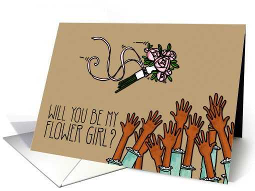 Will you be my flower girl? card (1032817)