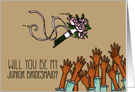 Will you be my Junior Bridesmaid? card