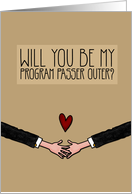 Will you be my Program Passer Outer? - from Gay Couple card