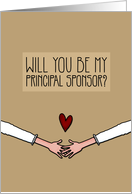 Will you be my Principal Sponsor? - from Lesbian Couple card