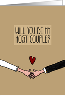 Will you be my Host Couple? card