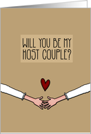 Will you be my Host Couple? - from Lesbian Couple card