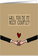 Will you be my Host Couple? - from Gay Couple card