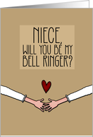 Niece - Will you be my Bell Ringer? - from Lesbian Couple card
