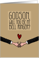 Godson - Will you be my Bell Ringer? - from Gay Couple card