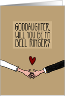 Goddaughter - Will you be my Bell Ringer? card
