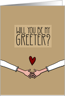 Will you be my Greeter? - from Lesbian Couple card