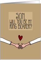 Son - Will you be my Ring Bearer? - from Lesbian Couple card