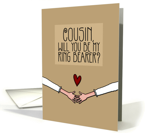 Cousin - Will you be my Ring Bearer? - from Lesbian Couple card