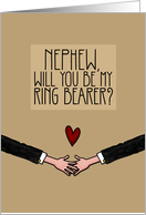 Nephew - Will you be my Ring Bearer? - from Gay Couple card