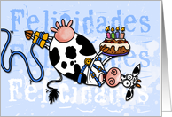 Feliz Da de la Secretaria - vaca card