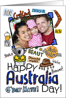 Happy Australia Day Photo Card
