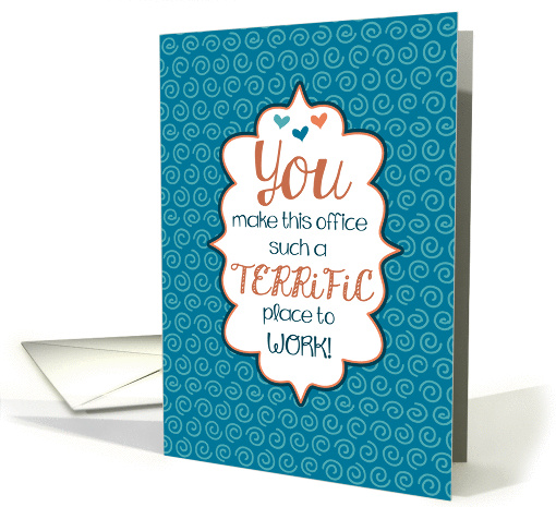 A Terrific Place to Work - Admin Professionals Day card (1270282)