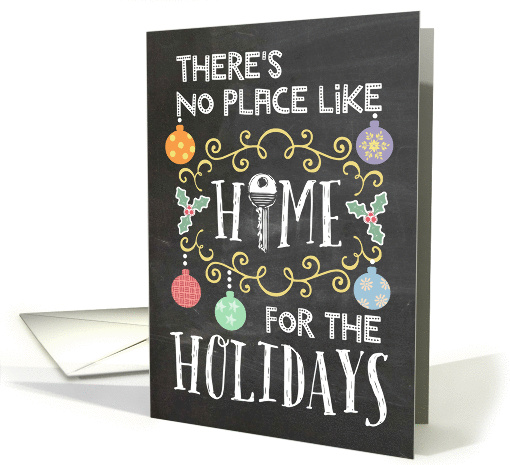 There's No Place Like Home for the Holidays - Moving at Christmas card