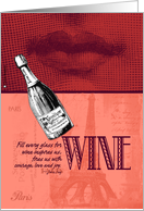 Wine Tasting Invitation card