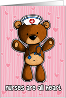 Nurses are all heart card