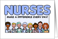 Nurses Day - Nurses Make a Difference card