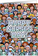Group of Nurses - Happy Nurses Day card