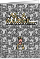 Marine - Happy Birthday! card