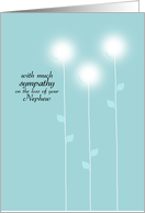 Sympathy - Loss of Nephew card