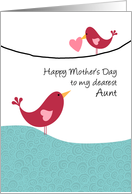 Aunt - birds - Happy Mother’s Day card