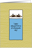 No One Can Fill Your Shoes - For Him - Admin Professionals Day card