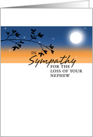 Loss of Nephew - Sympathy card