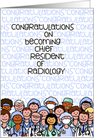 Congratulations - Chief Resident of Radiology card