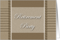 Retirement Party Invitation Card