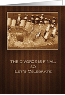 Divorce Is Final Party Invitations card