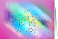 It’s Going To Be A Boy! - Verse Inside card