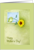 Sunflower Mother’s Day card
