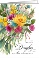 Happy Mother’s Day Beautiful Bouquet for Daughter card