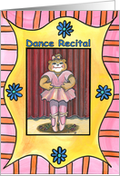 Dance Recital Invitation card