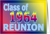 Class Reunion 1964 card