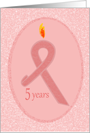 5 Year Cancer Survivor card