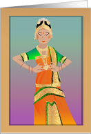 Bharatanatyam Arangetram Dancer Card