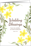 Wedding Blessings Bible Verse John 15 Christian card
