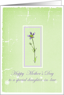 Happy Mother’s Day Daughter-in-Law Lavender Wildflower card