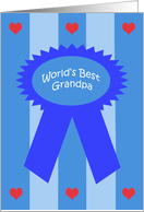 Grandparents day card - World’s Best Grandpa card