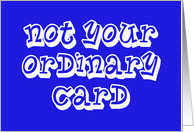 April Fools Card -- Not Your Ordinary Card