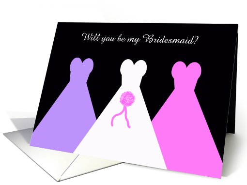 Will You Be My Bridesmaid Card -- Bridesmaid Poem card (470010)